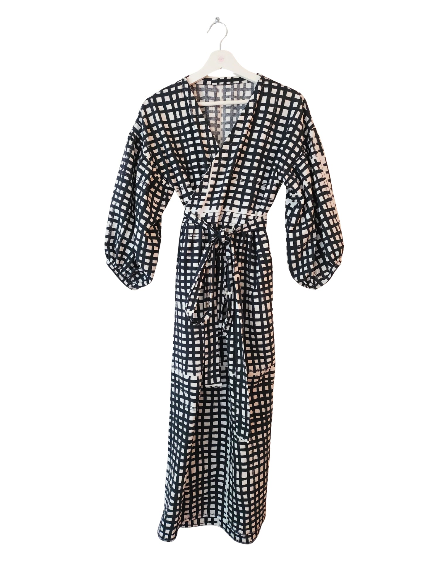 Midnight Grid Dress