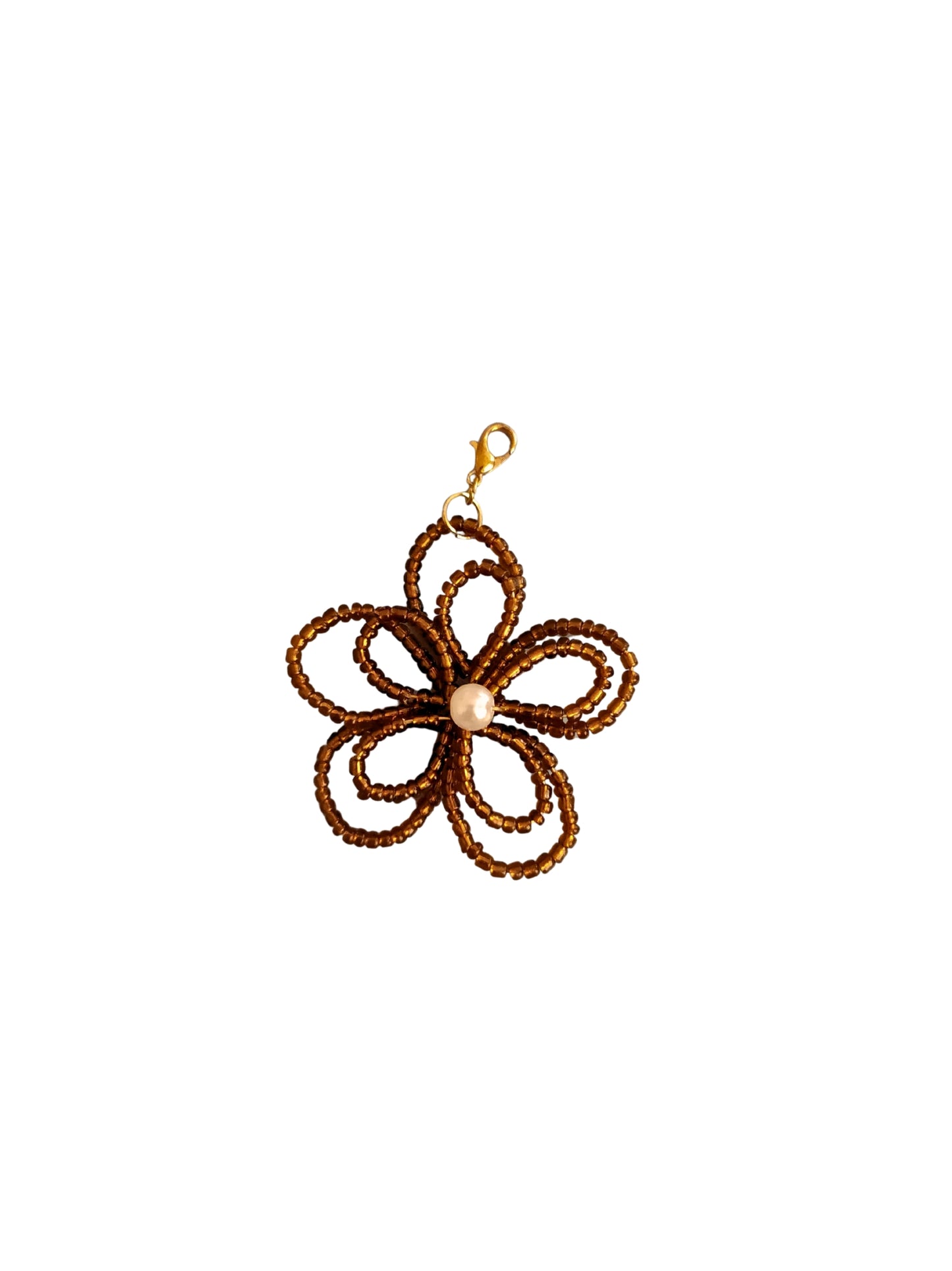 Flower Pendant – Amber