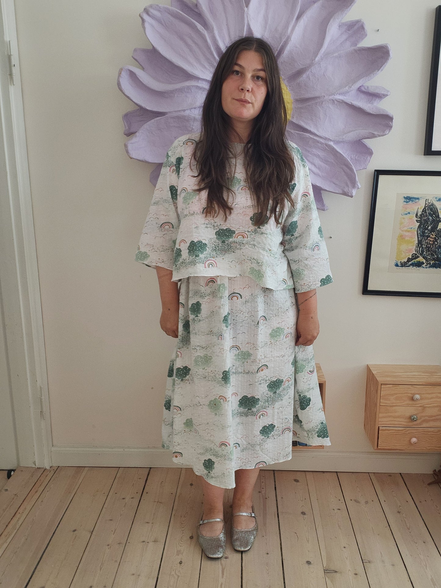 Rainbow Meadow Skirt