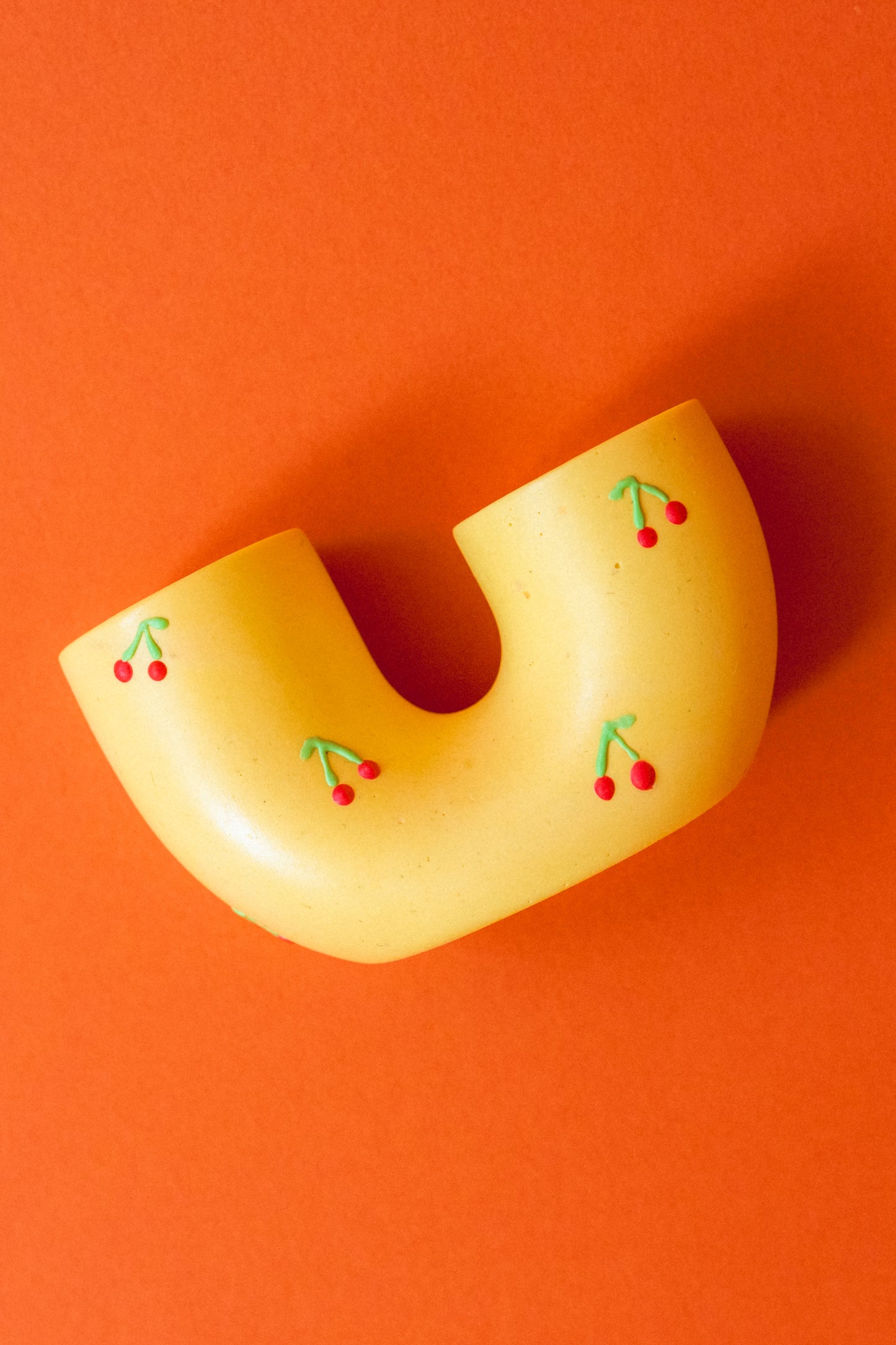 Bolette Candleholder – Cherry Yellow