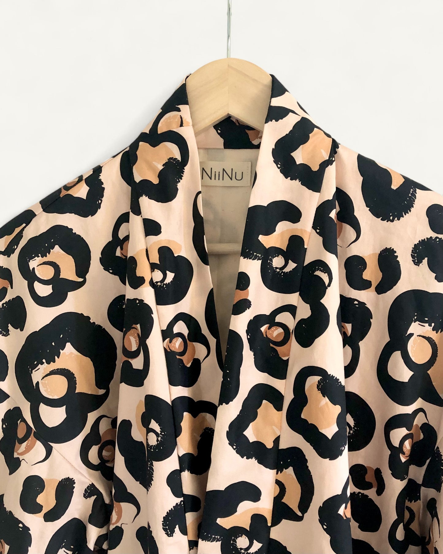 Hana leopard Haori Jacket