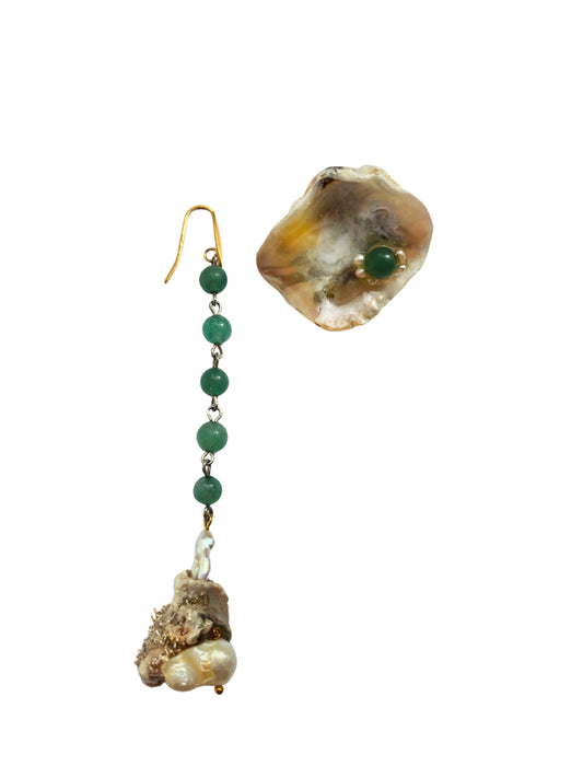 One-of-a-kind statement earring