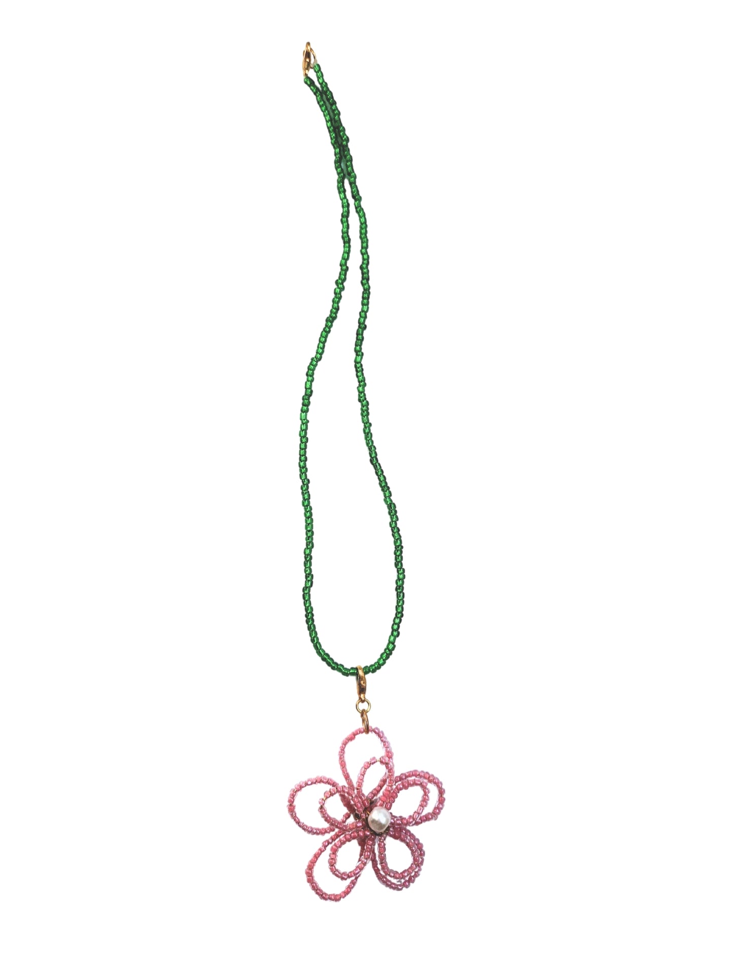 Green Beaded Necklace