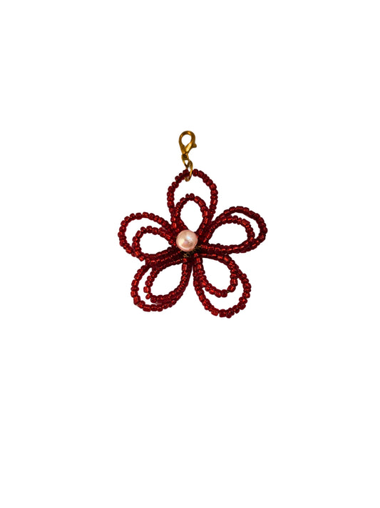 Flower Pendant – Ruby