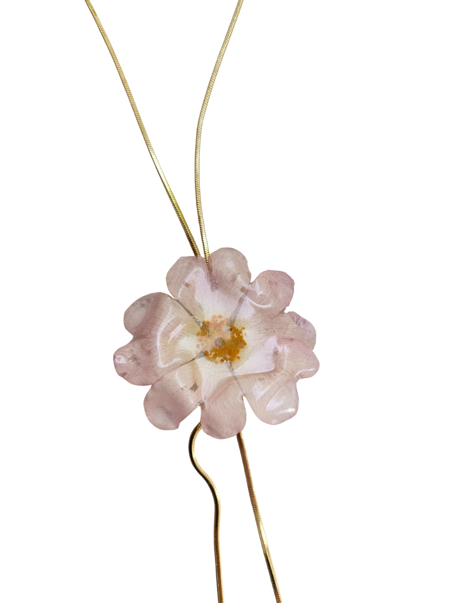 Floral Pendant Necklace – Blush Bloom