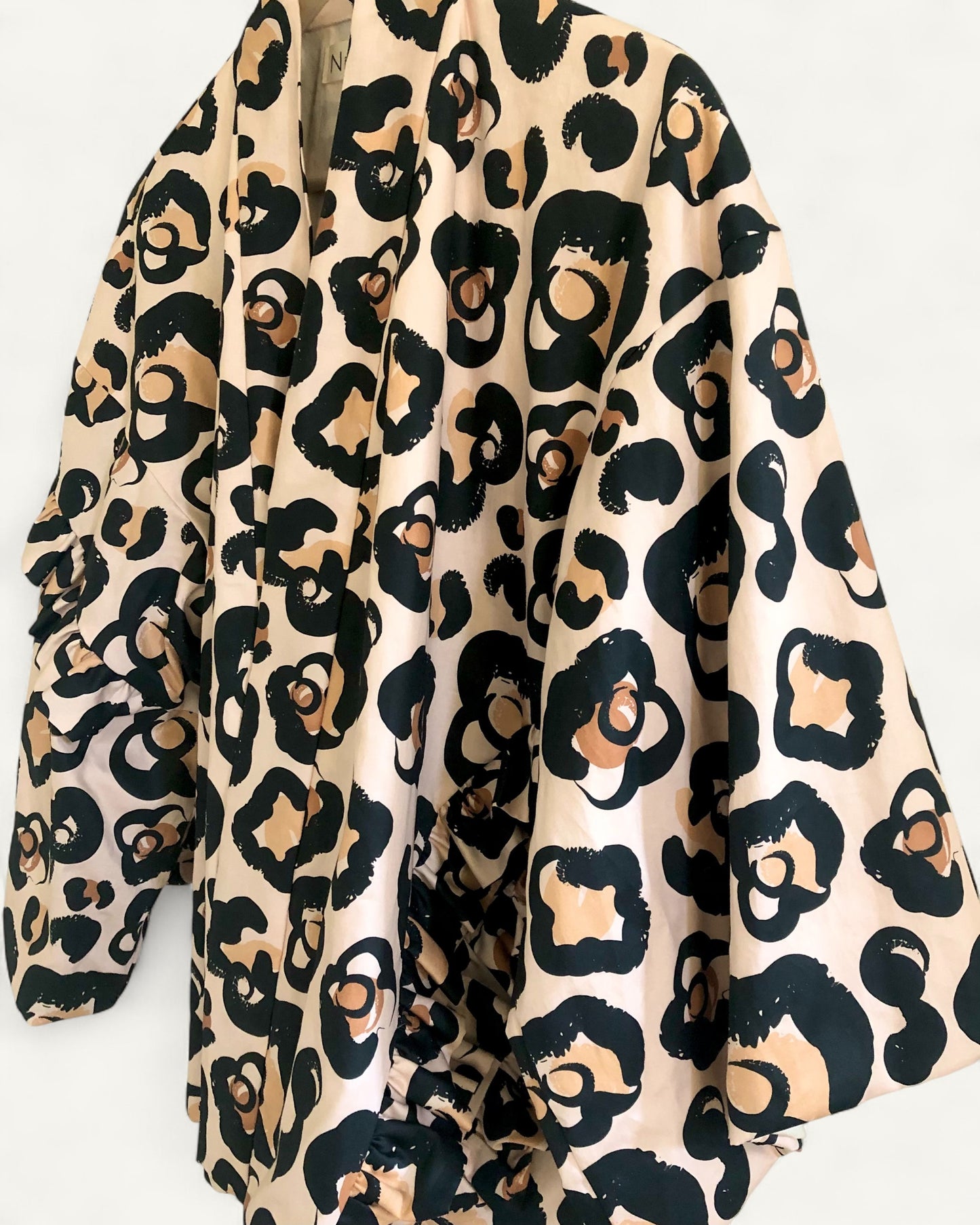Hana leopard Haori Jacket
