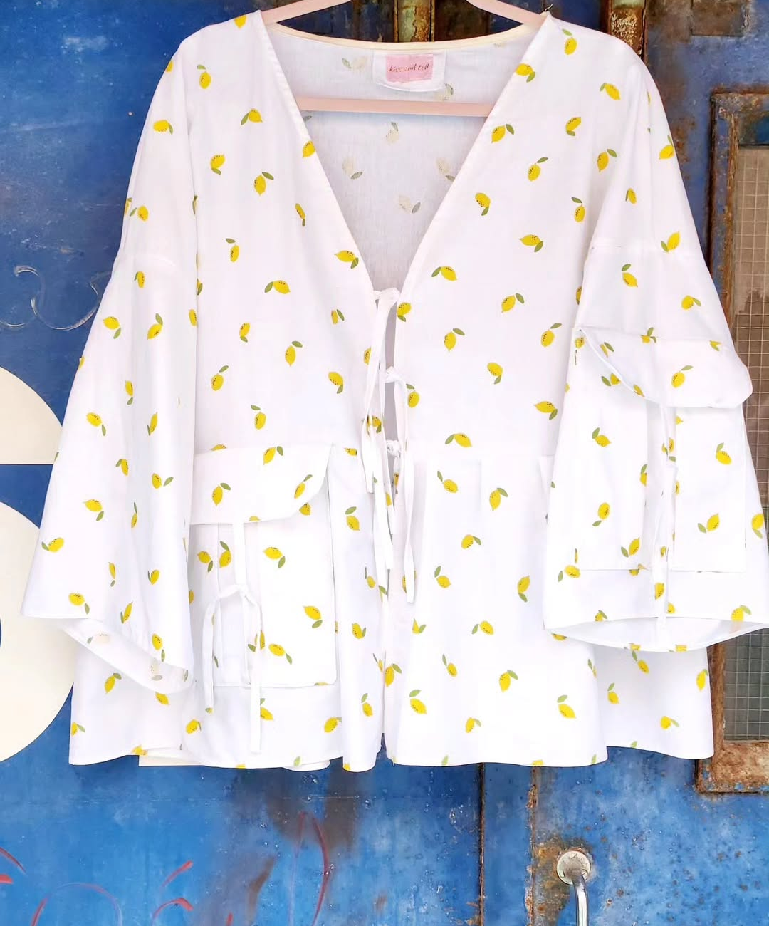 Cherry, Lemon or Strawberry Tie Blouse